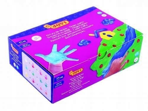 Farby do malowania palcami JOVI 6x125ml