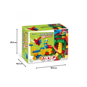 Wader - klocki Kids Blocks klocki 90 el.