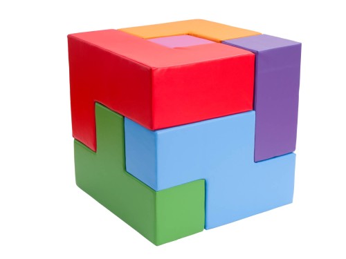 Kostka składana - zestaw piankowy 90x90x90 cm