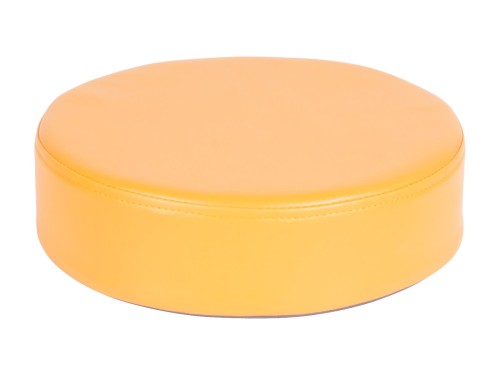 Pufka okrągła - kolor żółty