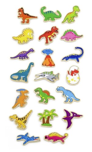 Viga 50289 Magnesy dinozaury