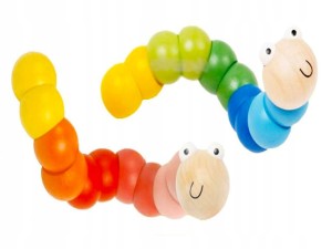 Sensoryczna giętka dżdżownica drewniana