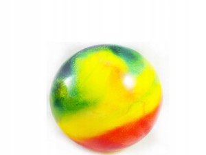 PIŁKA GUMOWA TĘCZOWA- 20 CM - PRODUKT POLSKI