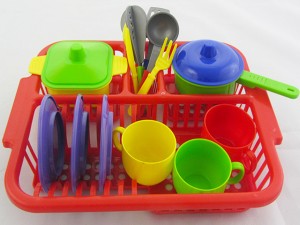 ZESTAW KUCHENNY -SUSZARKA + NACZYNIA + GARNKI