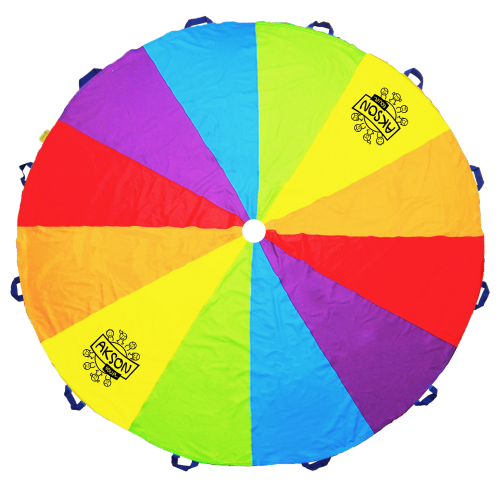 SPADOCHRON ANIMACYJNY CHUSTA TĘCZA 1,75M/12U 