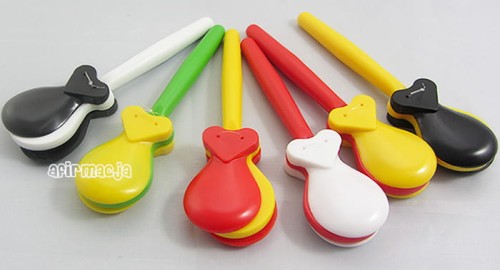 KASTANIETY ZABAWKA MUZYCZNA-ROZWIJA POCZUCIE RYTMU
